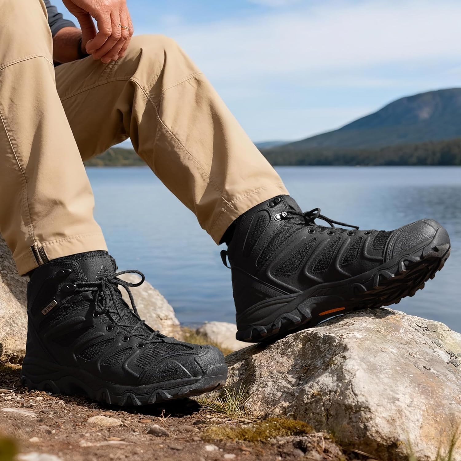 Thumbnail 1 de NORTIV 8 Chaussures de Randonnée Homme Bottines Chaudes Antidérapantes - 160448M