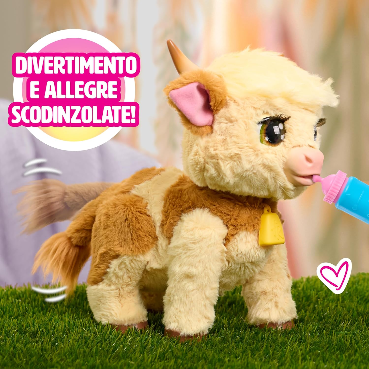 Thumbnail 3 de Just Play FurReal Maggie: la cow interactive da 27,9 cm che segue e gioca con te