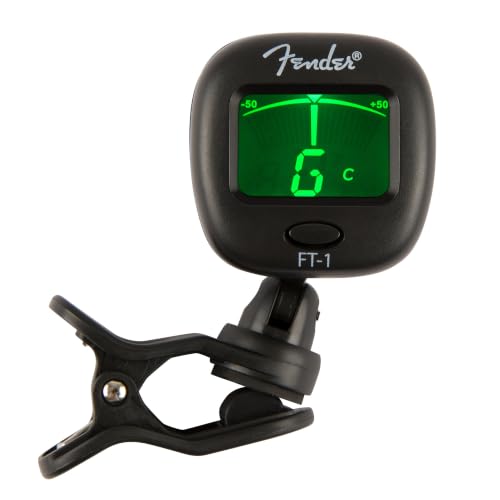 Detalle de Fender FT-1 Pro Gen 2 Clip-On Chromatic Tuner for Guitar, Bass & More