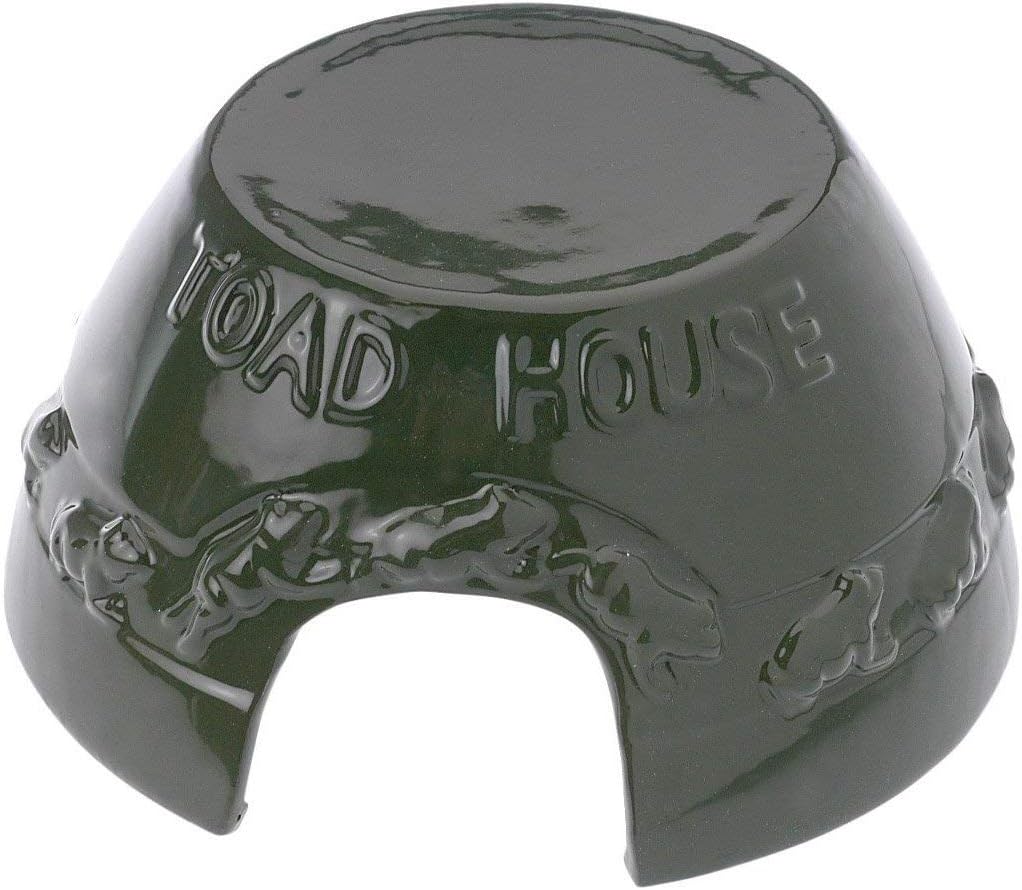 Detalle 2 de Esschert Design WA07 Ceramic Toad House (Green) – 10 x 20 x 19cm
