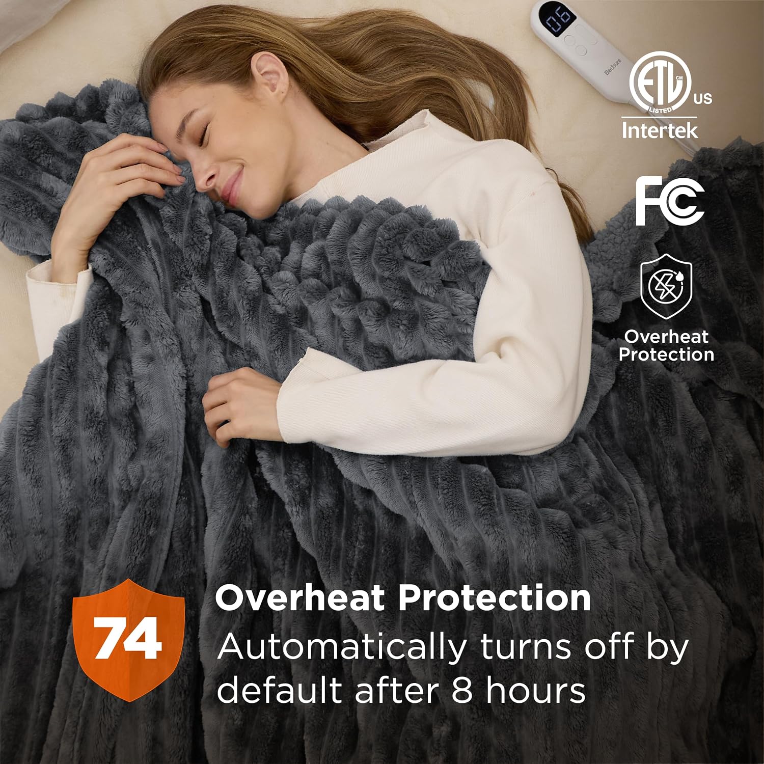 Thumbnail 4 de Bedsure Heated Throw Blanket, 50 x 60 in