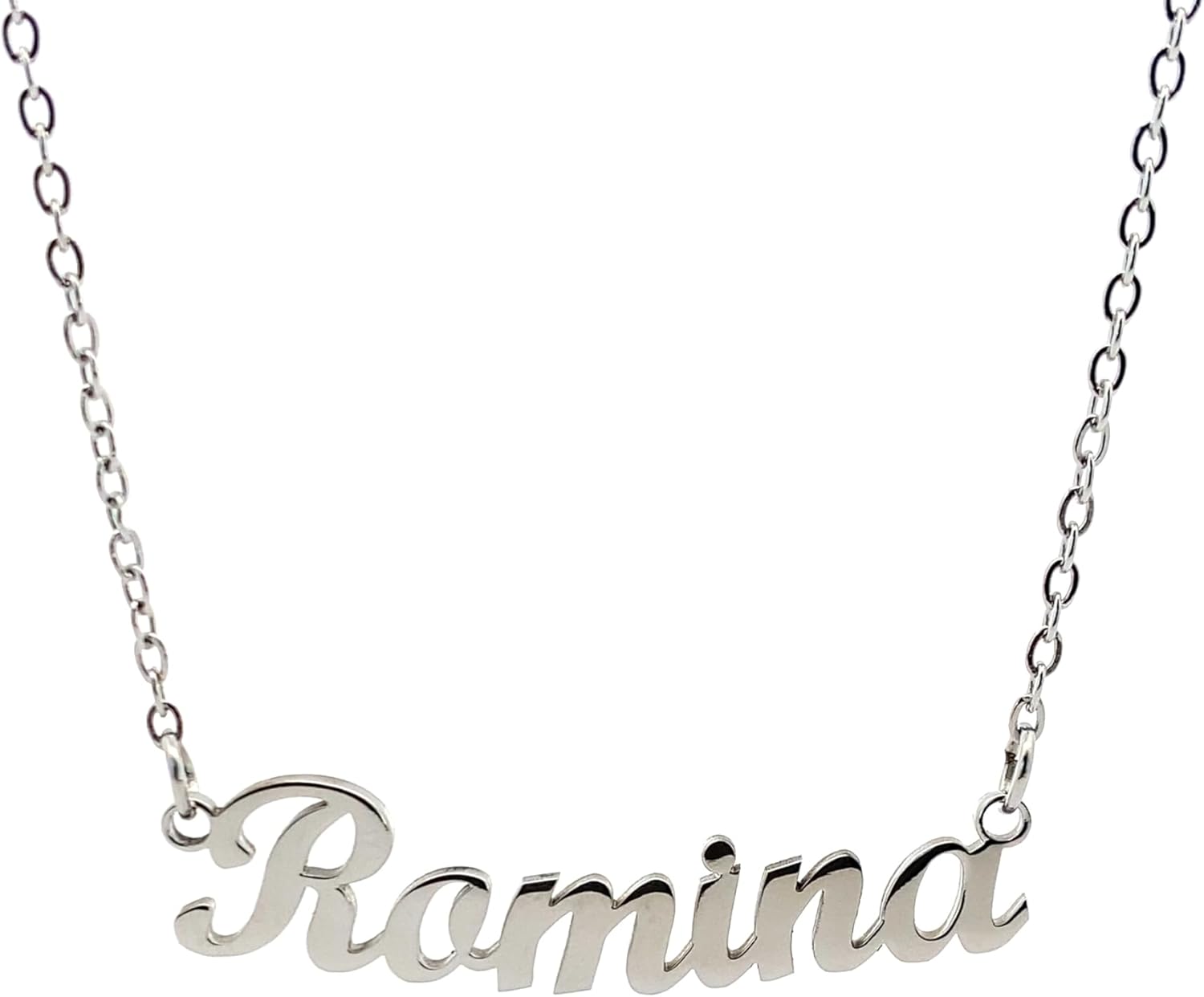 Thumbnail 6 de 10:10 Collana Donna Nome Personalizzato in Acciaio Inox Anallergico – elegante, leggera e regolabile