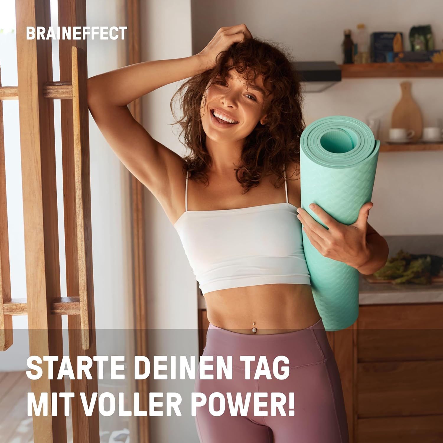 Detalle de Braineffect MCT-Öl C8 aus Kokosöl (Reiner Extrakt), 1 Liter – für Low Carb, Paleo & ketogene Ernährung