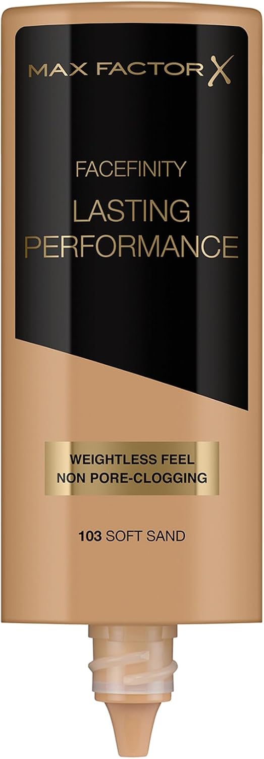 Detalle 2 de Max Factor Fondotinta Liquido Lasting Performance – 103 Soft Sand, 35 ml