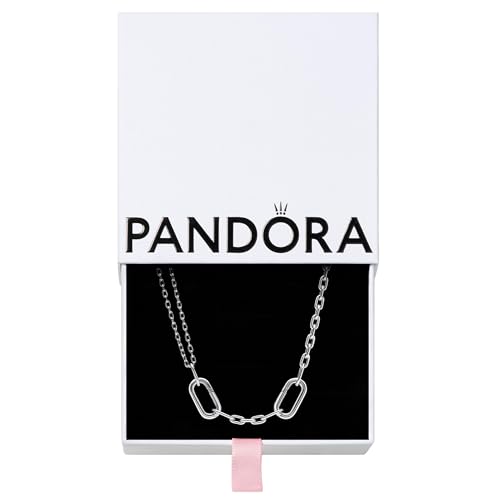 Detalle de PANDORA ME Collar doble de plata 45
