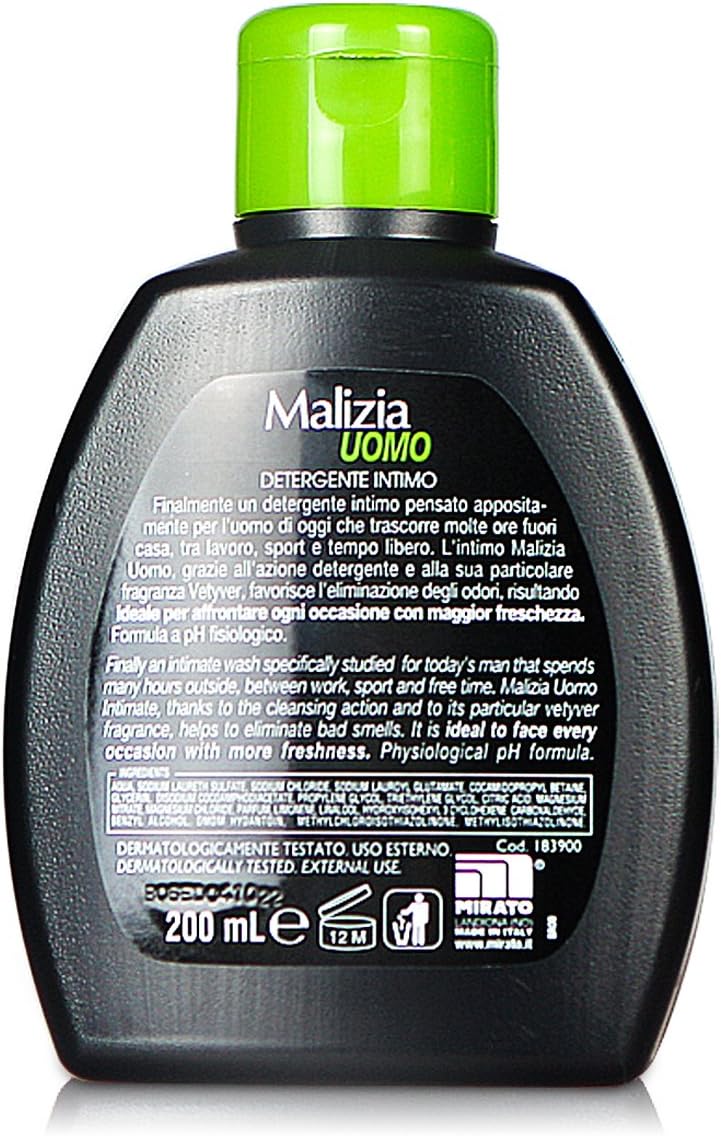 Detalle 2 de Malizia Uomo Vetyver intieme zeep 200 ml met vetivergeur