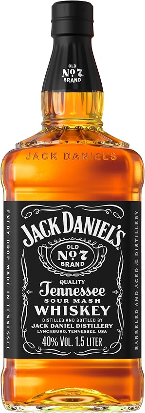Detalle de Jack Daniel's Tennessee Whiskey Old No.7, Suave y Intenso 🥃
