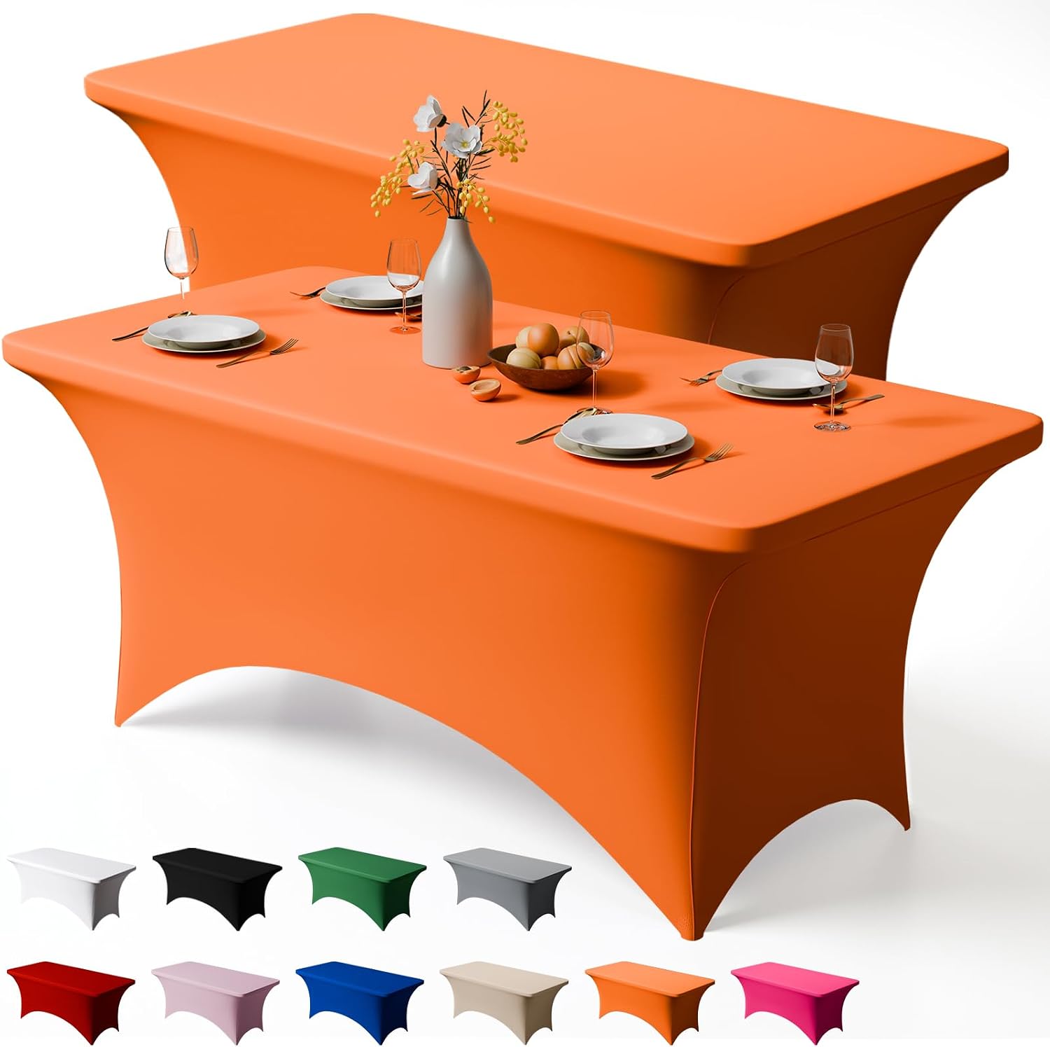 Thumbnail 6 de TRLYC 72 x 30 Tablecloth Stretch for 6FT Tables
