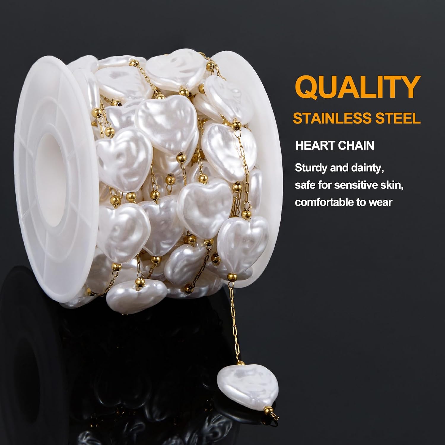 Detalle de KYUNHOO Jewelry-Making Chain, 3 Meters