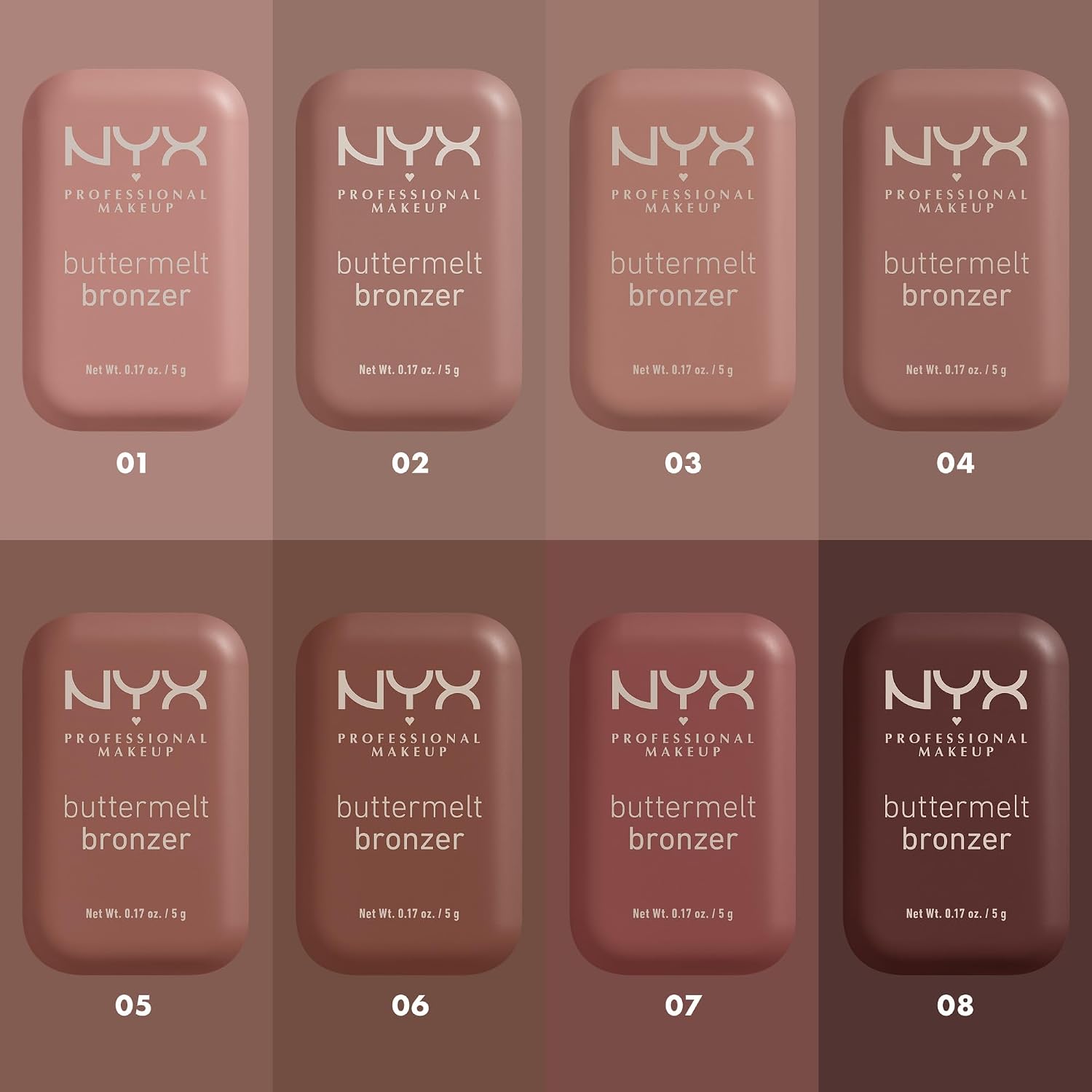 Detalle 2 de NYX Professional Makeup Buttermelt Bronzer in polvere cremosa “Deserve Butta” da 5 g