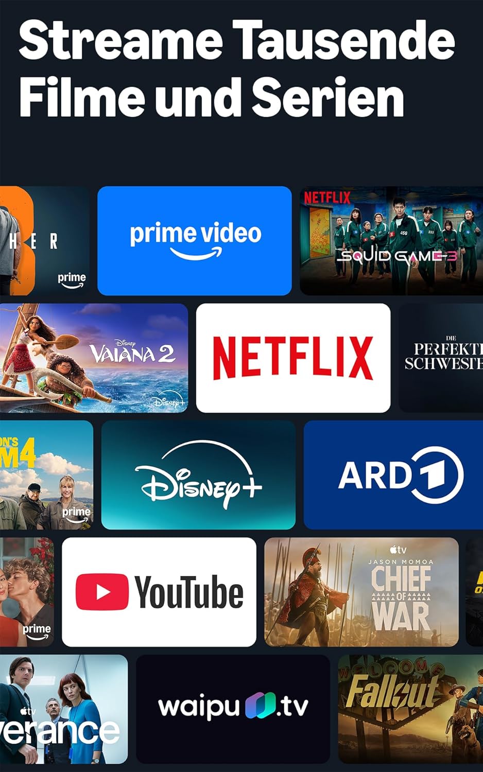 Detalle de Amazon Fire TV Stick 4K Plus mit Wi‑Fi 6 – Dolby Vision/Atmos, HDR10+ und Alexa