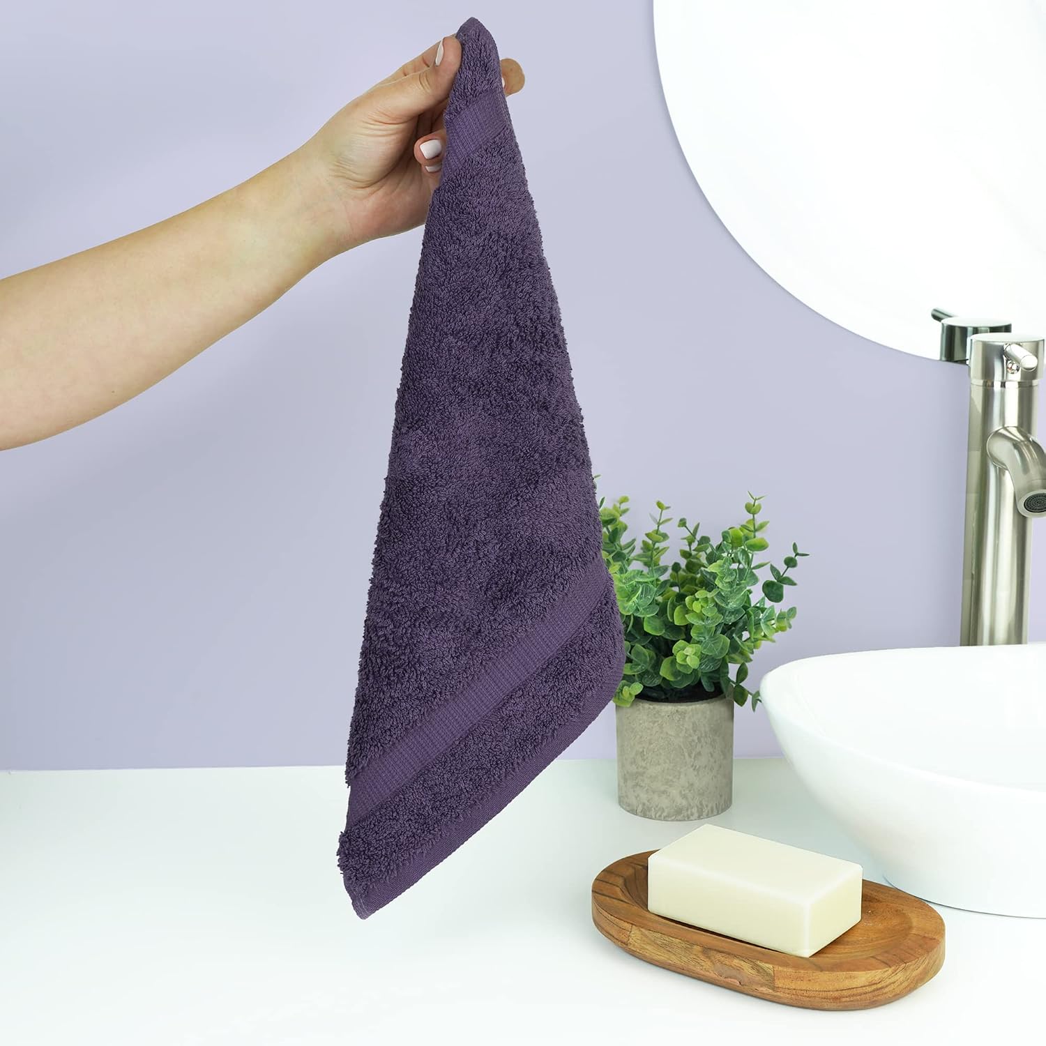 Detalle 2 de Chakir Turkish Linens 4-Piece Washcloths