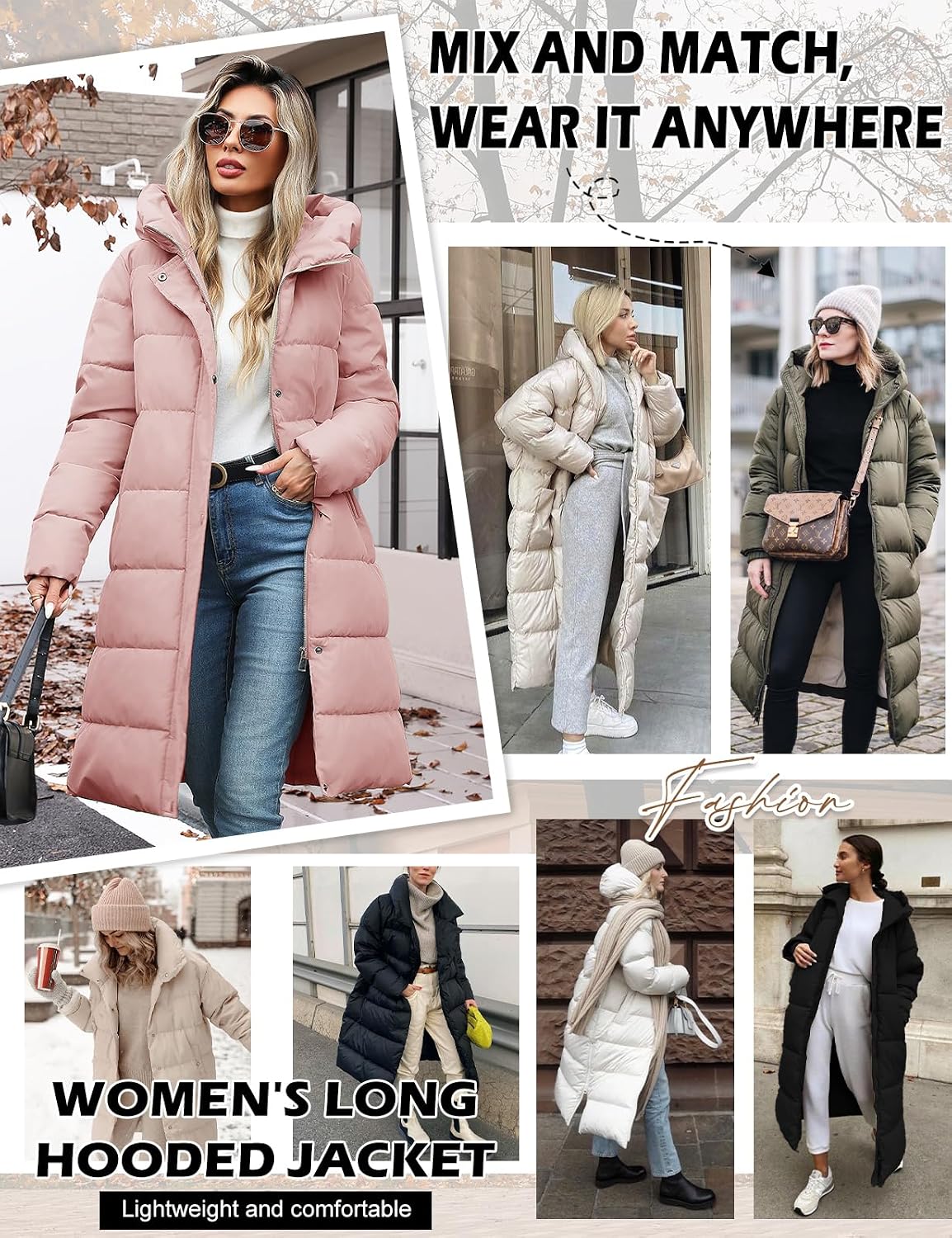 Thumbnail 5 de VXVGER Winter Coats for Women 1 Jacket