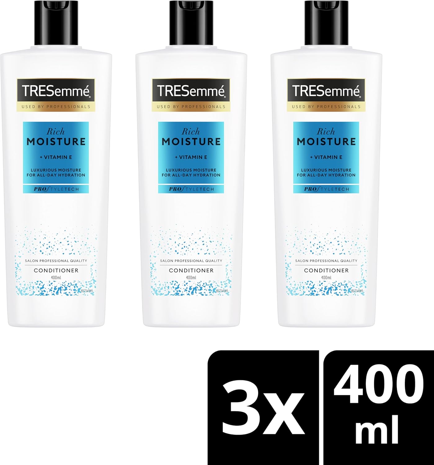 Detalle 2 de TRESemmé Rich Moisture Après-shampooing 3 x 400 ml