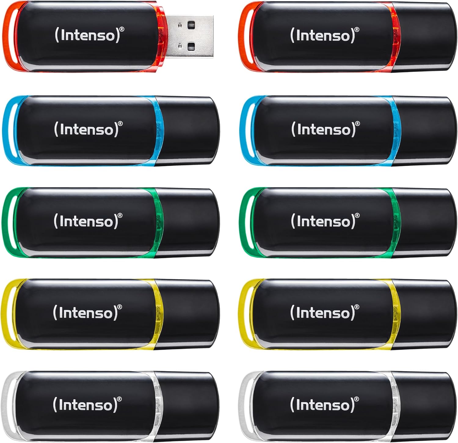 Detalle de Intenso Business Line Multipack 10 pamięci USB 8 GB, USB 2.0 USB-A