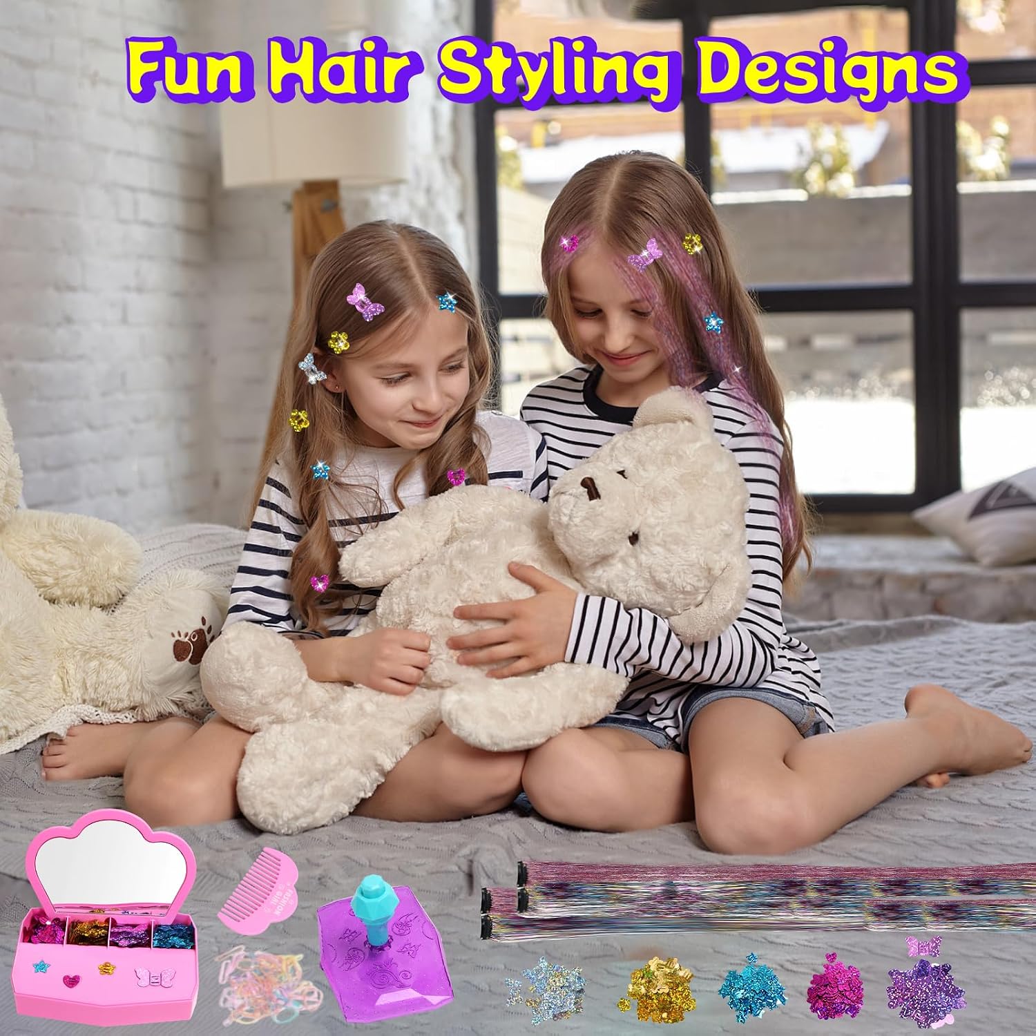Thumbnail 4 de AOSITE Haarschmuck Bedazzler Kit 200 Teile