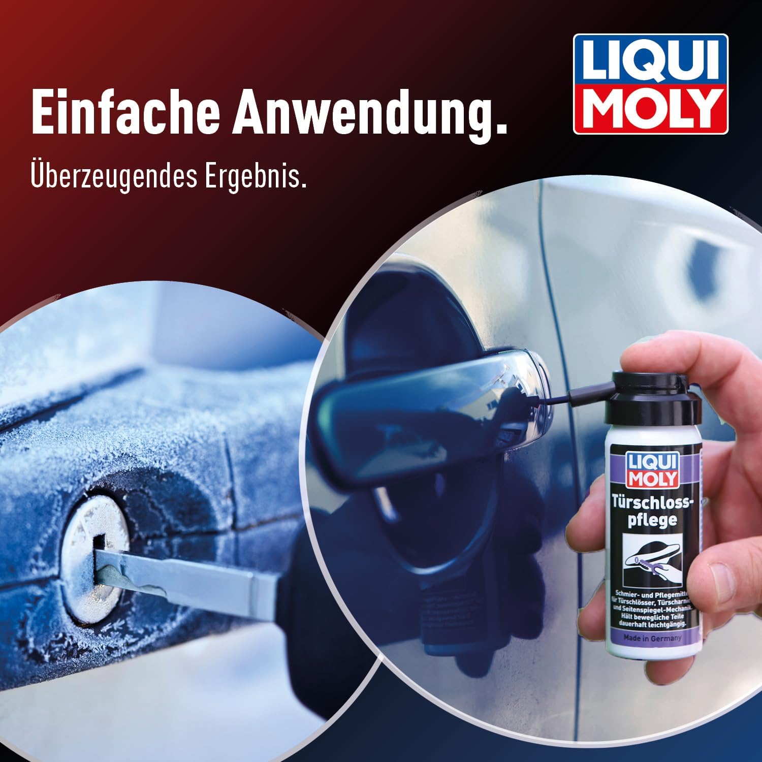 Detalle 2 de LIQUI MOLY Türschlosspflege – Enteiser & Schmiermittel für Schließzylinder, Zündschlösser und Türschlösser (50 ml)