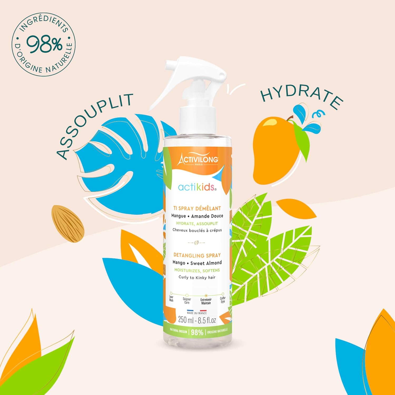 Detalle 2 de Activilong Ti Spray démêlant 250 ml