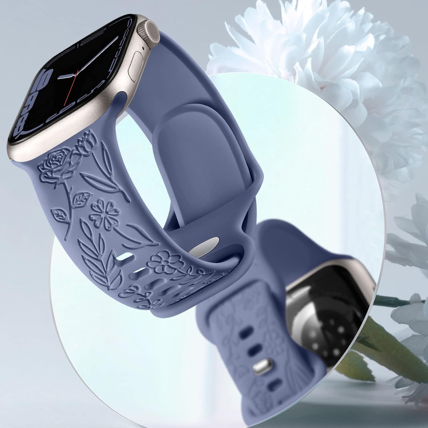 Thumbnail 3 de Mastten Floral Engraved Strap for Apple Watch 40mm