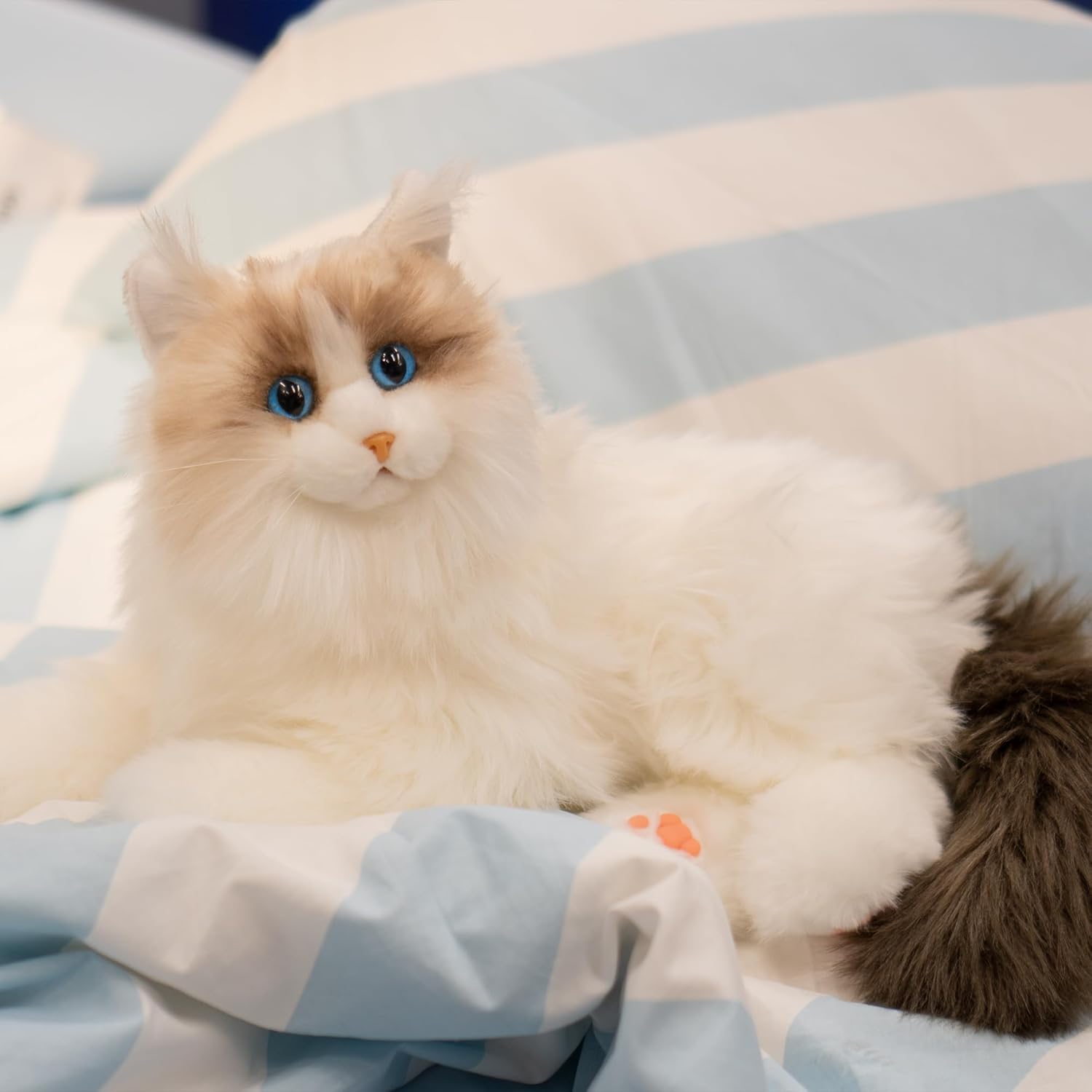 Thumbnail 5 de Chongker Ragdoll Interactive Robot Cat with heartbeat 🐱