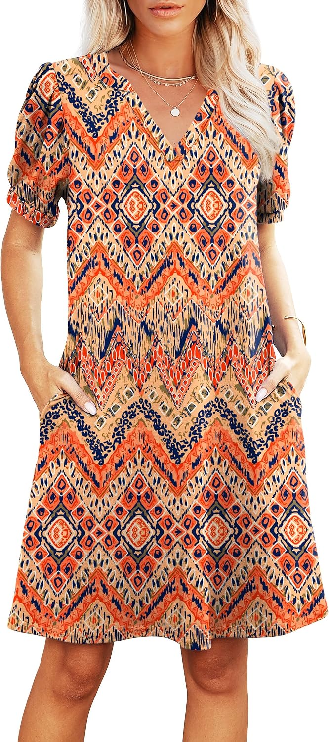 Detalle de RUMIA Women's V-Neck Sundress