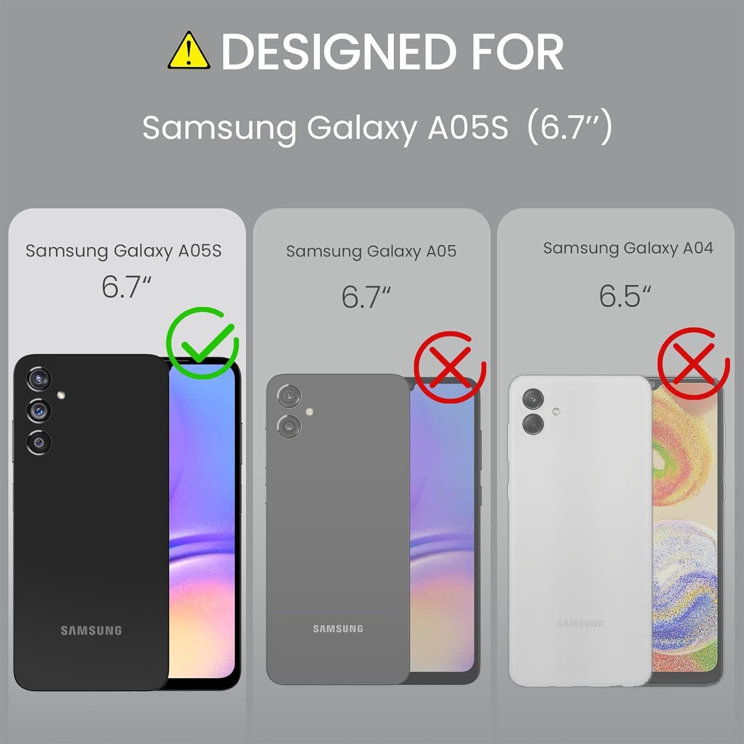 Thumbnail 1 de BOLELAW Hülle für Samsung Galaxy A05s – PU-Leder Wallet Case mit Magnetverschluss, Standfunktion und Kartenfächern