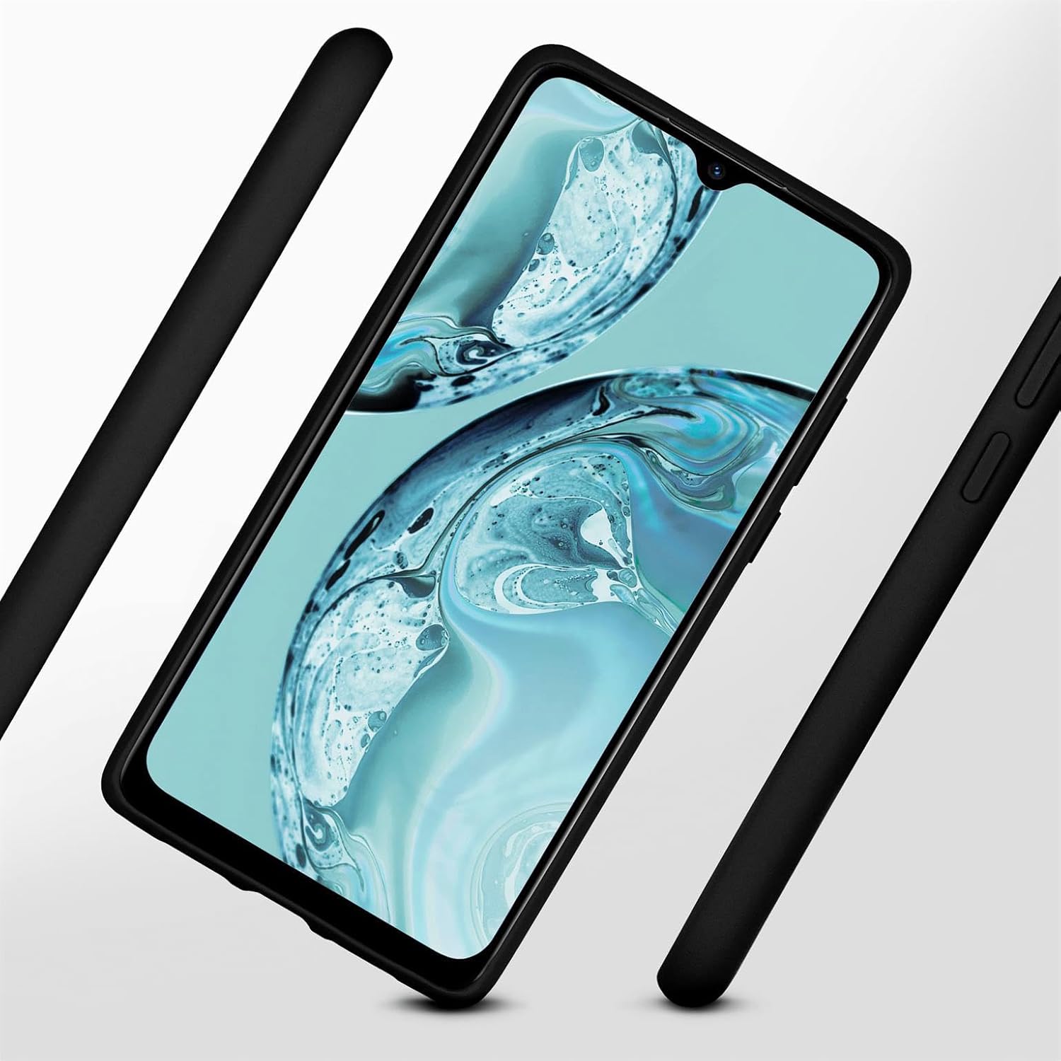 Detalle de ONEFLOW Custodia morbida per Xiaomi Redmi Note 8T: protezione a 360° in silicone opaco