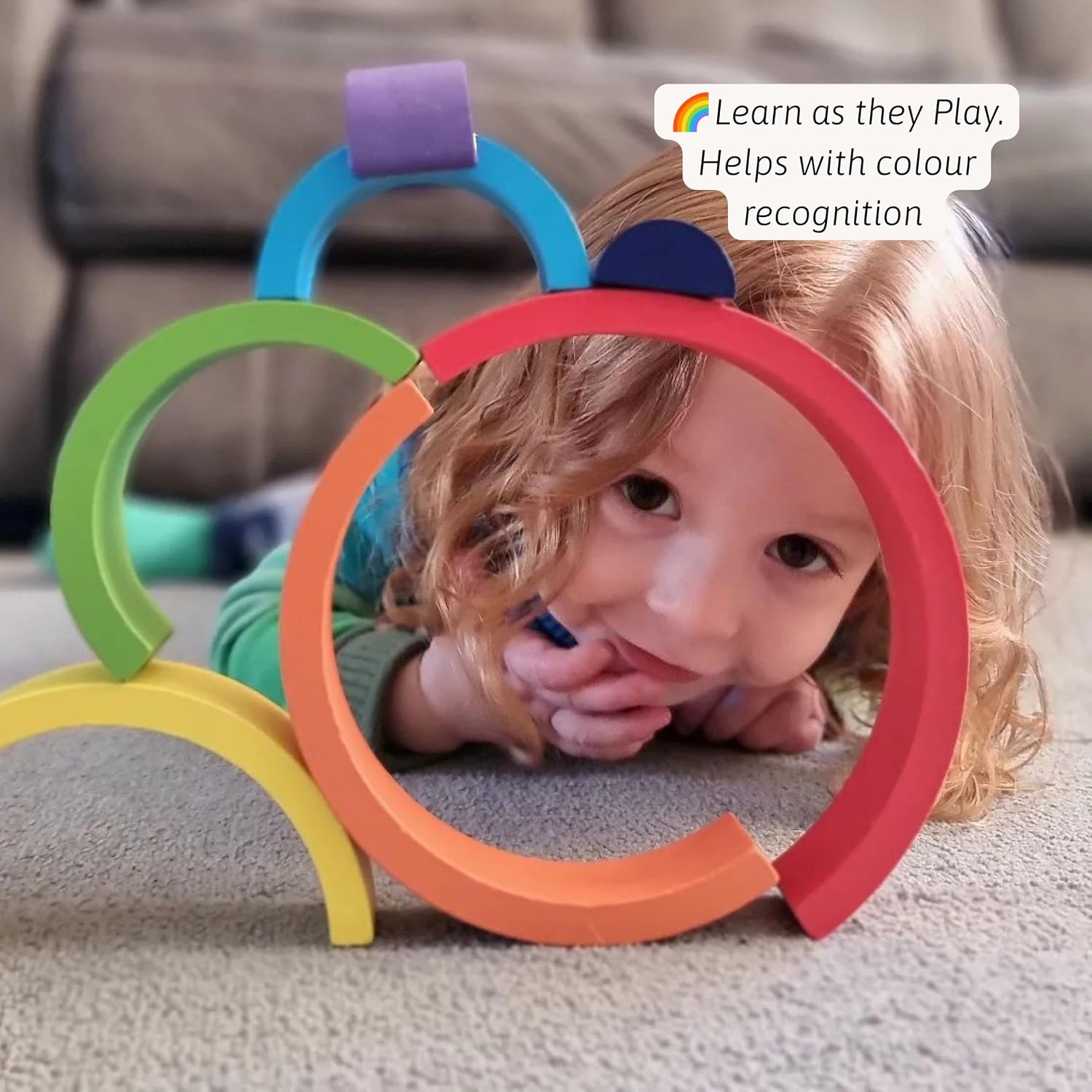Thumbnail 4 de Jaques of London Stacking Rainbow Toy
