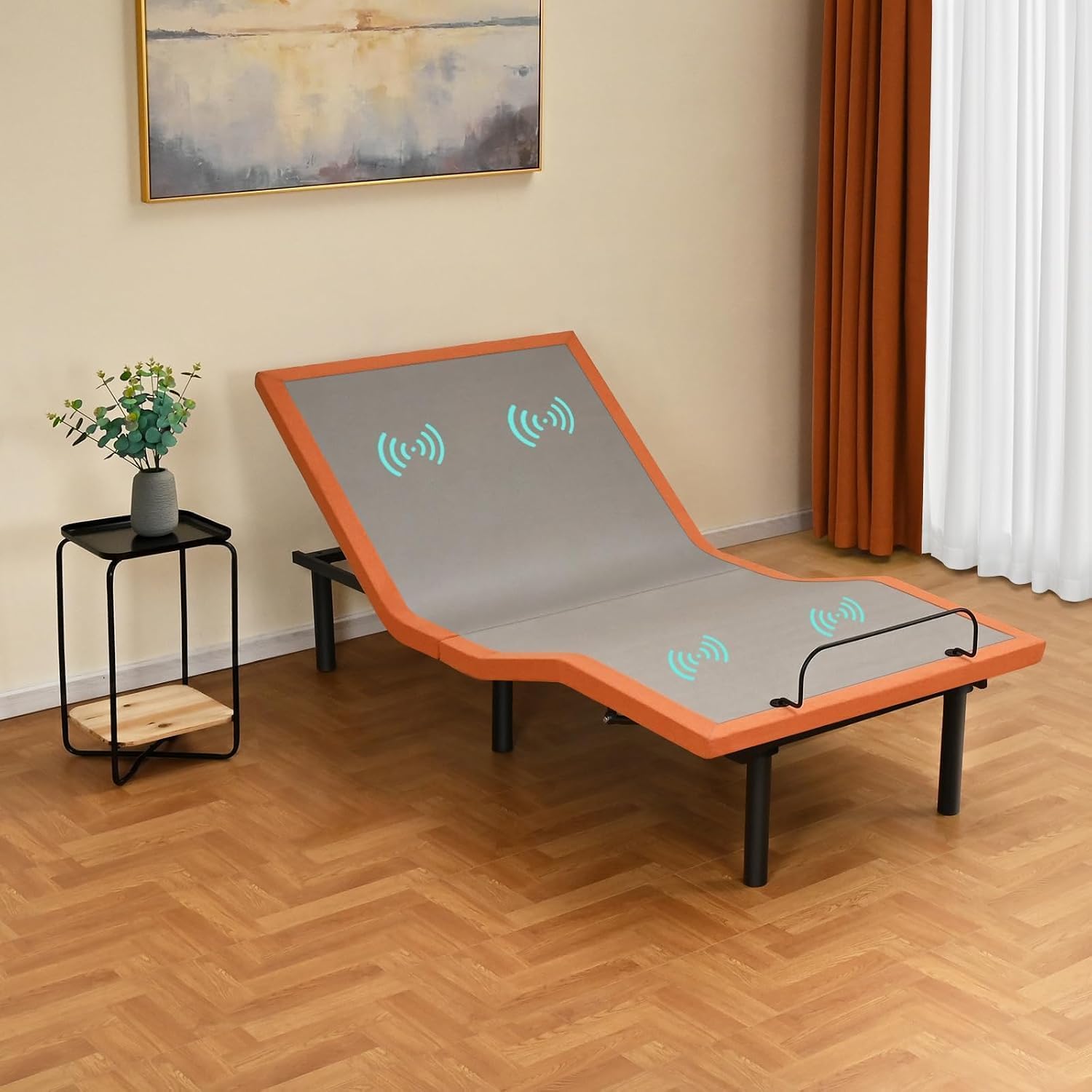 Detalle de ESHINE EE-3000PT Twin XL Adjustable Bed Frame with Massage and Wireless Remote
