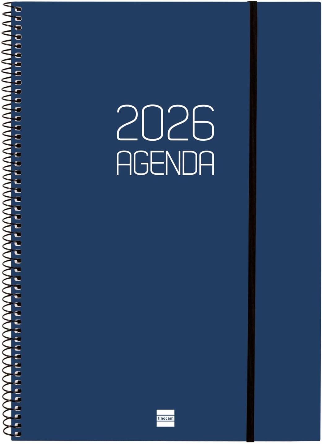 Detalle de Finocam Agenda Espiral 2026 A4 Semana Vista Horizontal