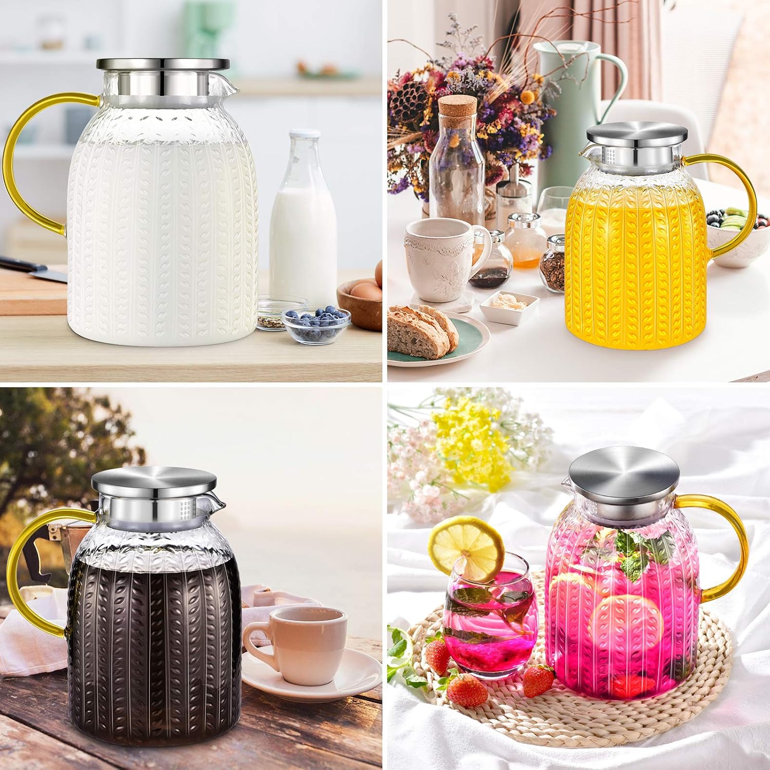 Thumbnail 3 de Aofmee Glass Pitcher 1.8 L