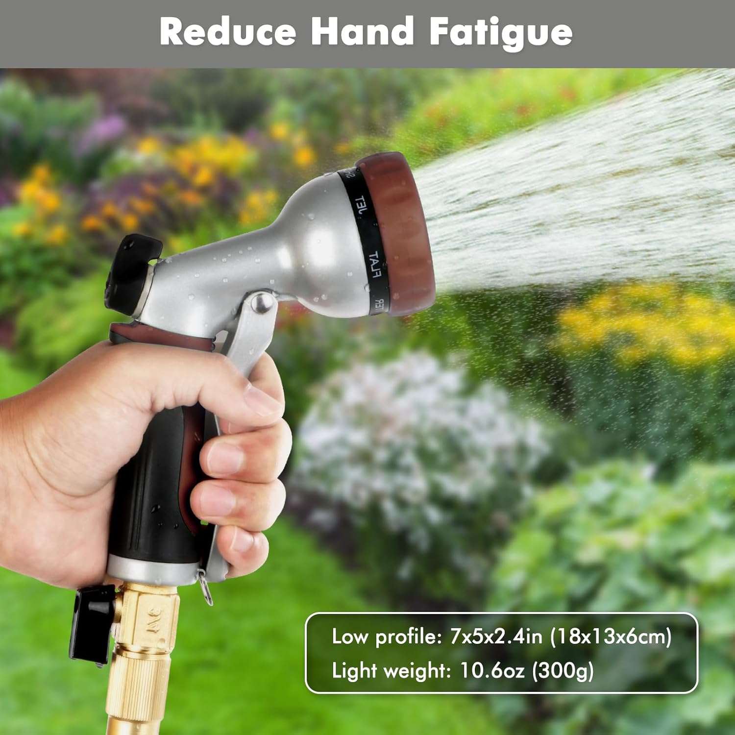 Thumbnail 5 de RESTMO Heavy-Duty Hose Pipe Spray Gun with 7 Patterns