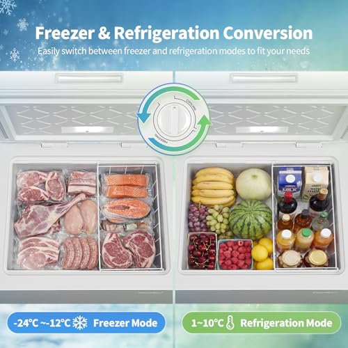 Thumbnail 7 de COMFEE' 99L Chest Freezer with Convertible Mode (RCC102WH2UK(E))