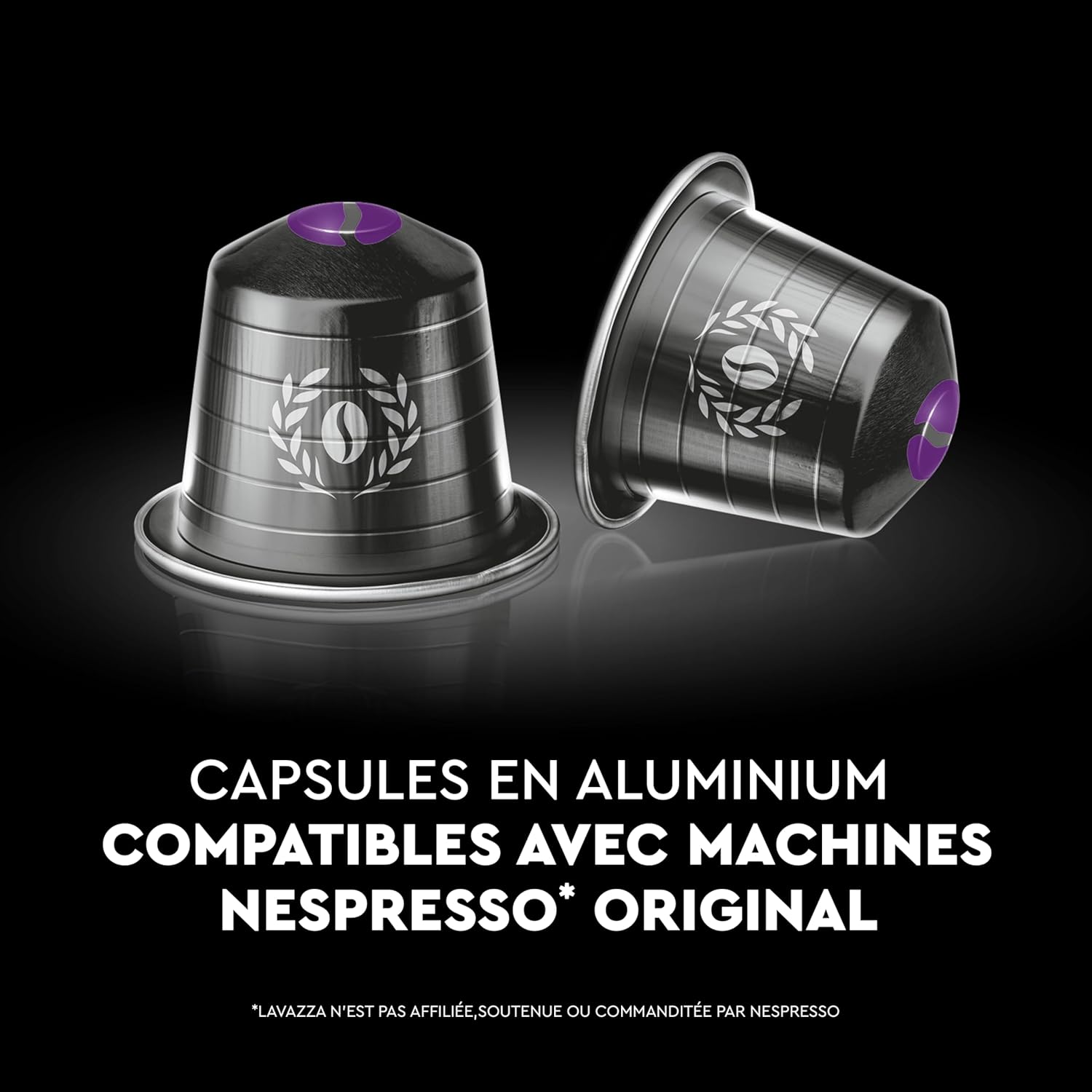 Detalle de Carte Noire Espresso Puissant N°11 – Capsules Aluminium compatibles Nespresso Original, pur Arabica, lot 100 capsules