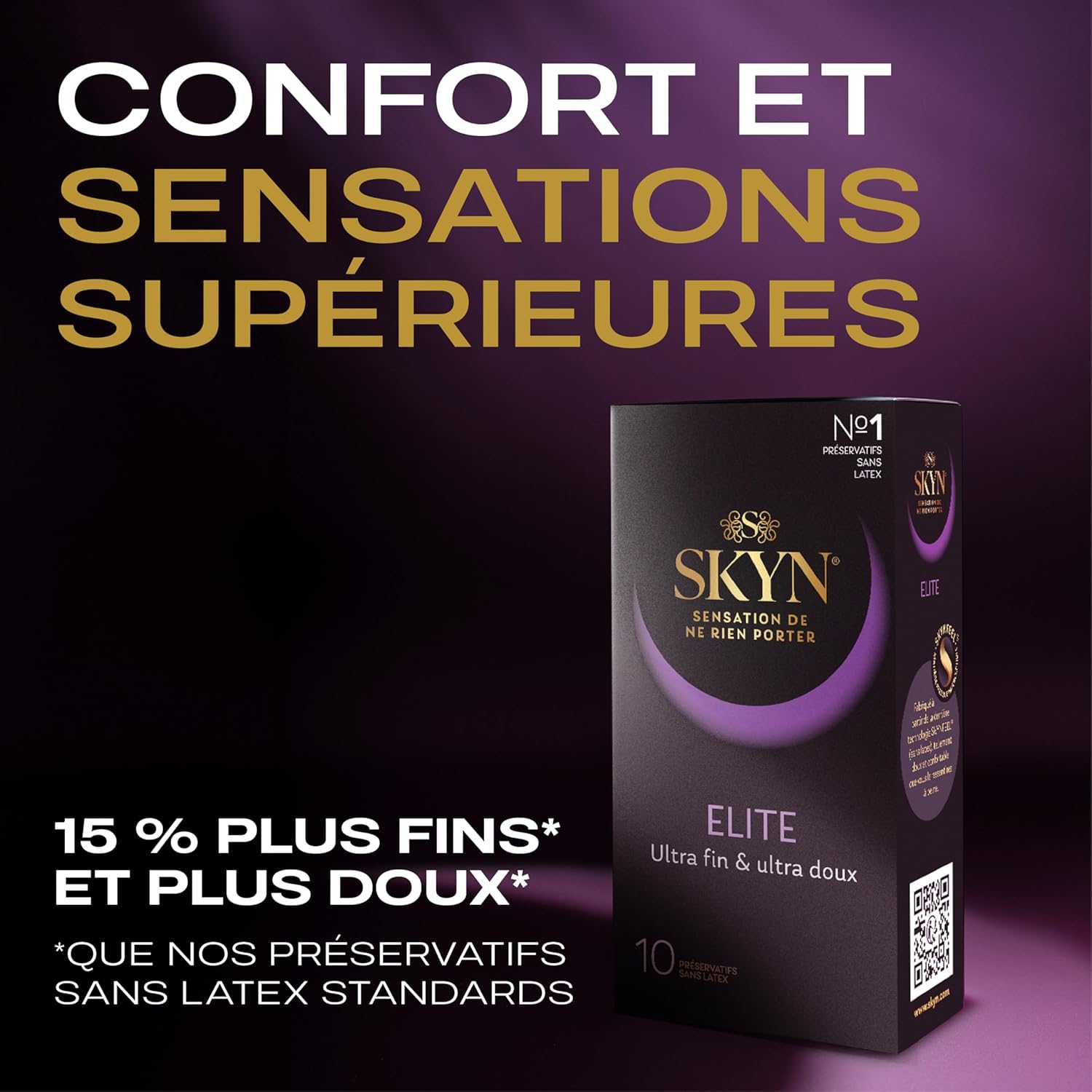 Thumbnail 1 de Skyn Elite préservatifs sans latex 53 mm