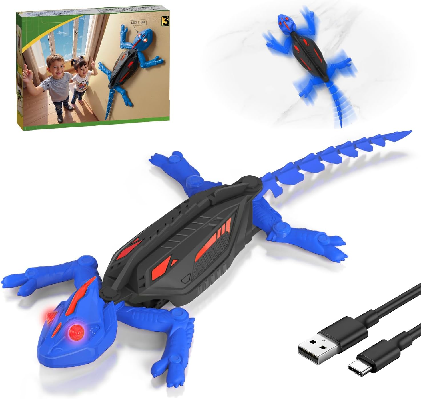 Detalle de Wall Climbing Gecko Rechargeable Wall Crawler