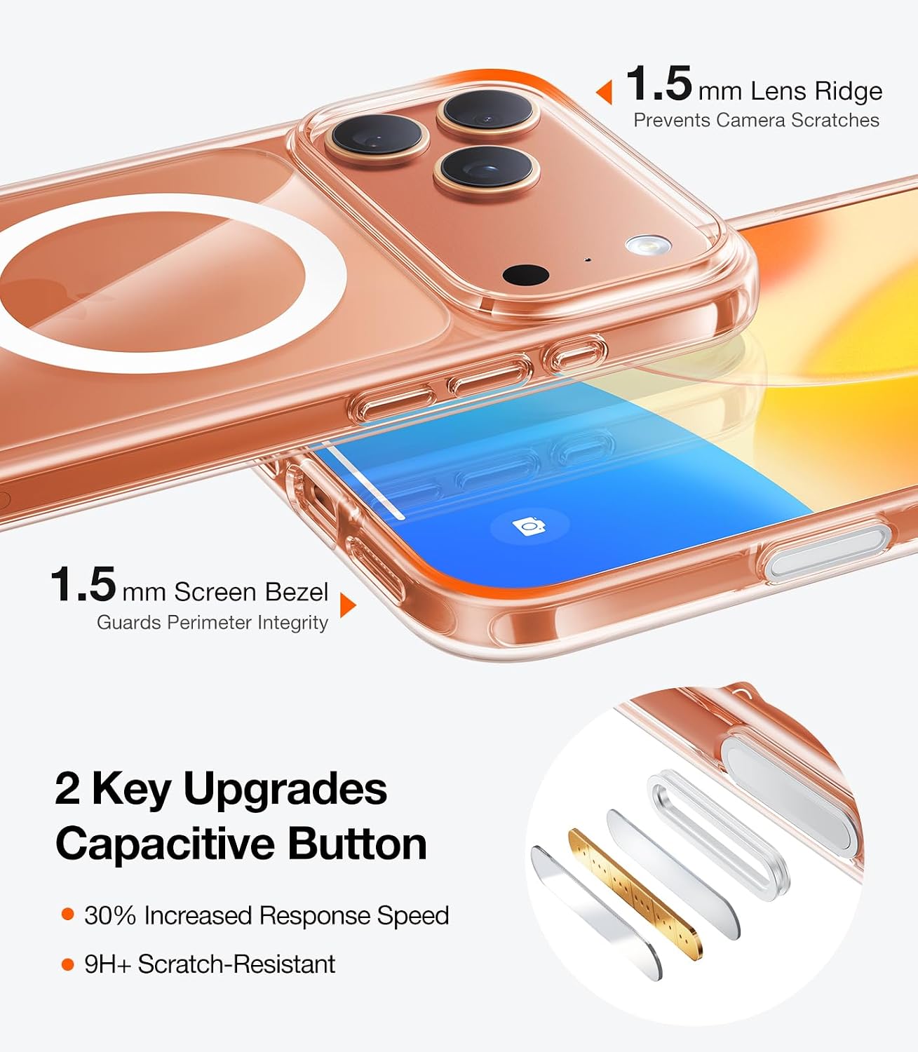 Detalle 2 de TORRAS iPhone 17 Pro Max case MagSafe, 12ft shockproof