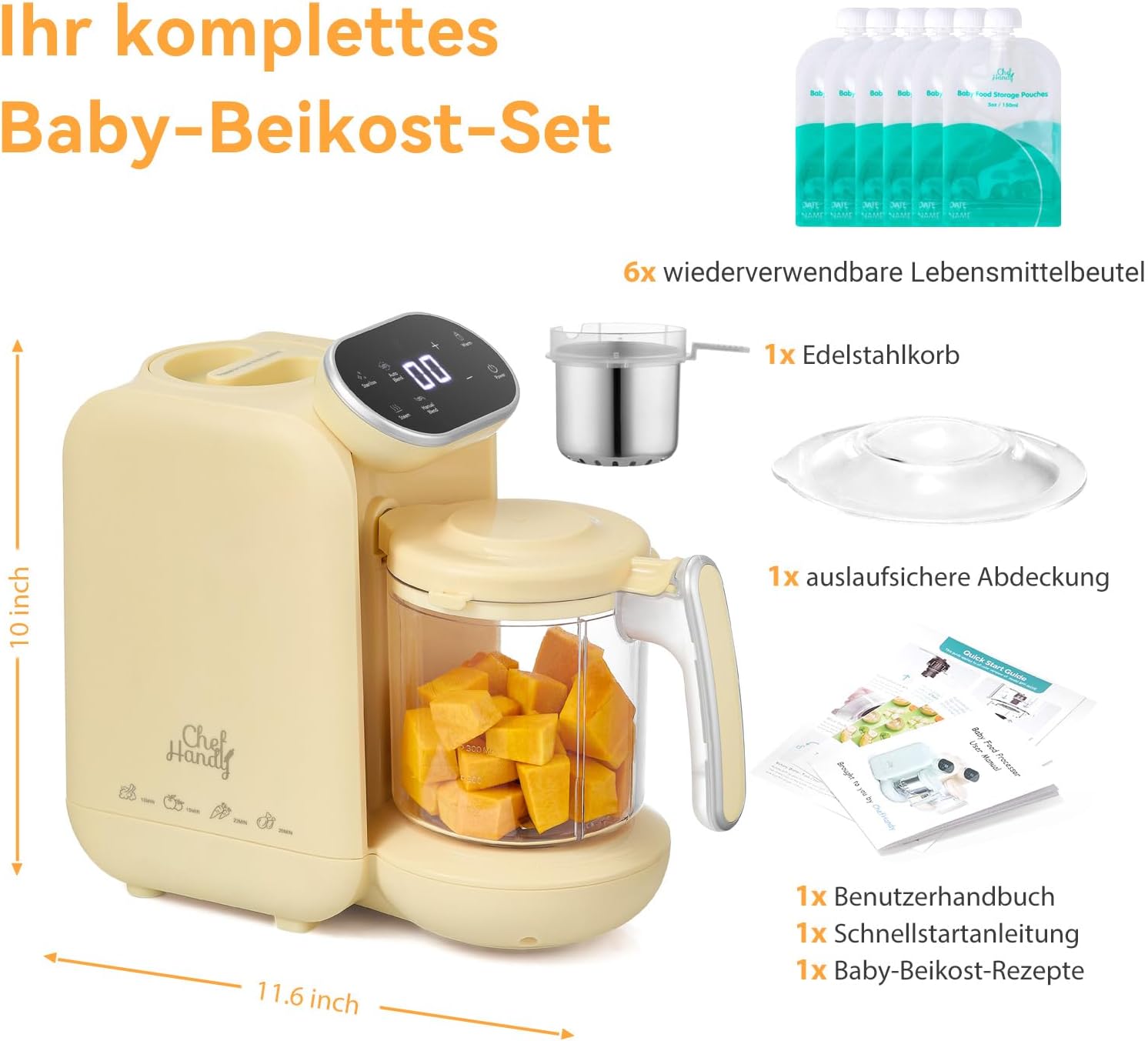 Thumbnail 5 de Chefhandy 5-in-1 Babynahrungszubereiter 750 ml