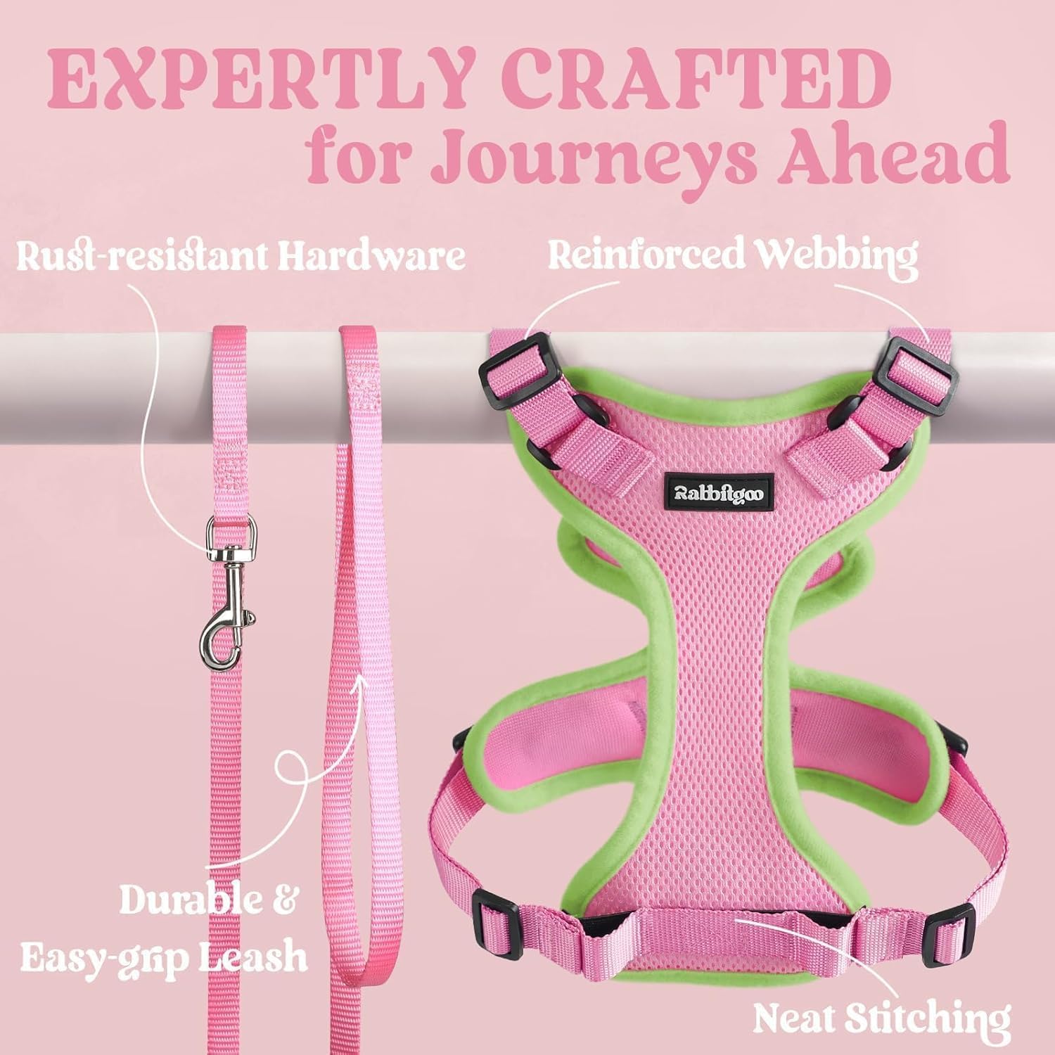 Thumbnail 6 de rabbitgoo Cat Harness Set, Size S