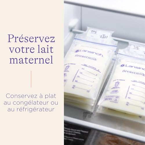 Detalle de Lansinoh Sachets de conservation lait maternel x50 pré-stérilisés anti-fuite