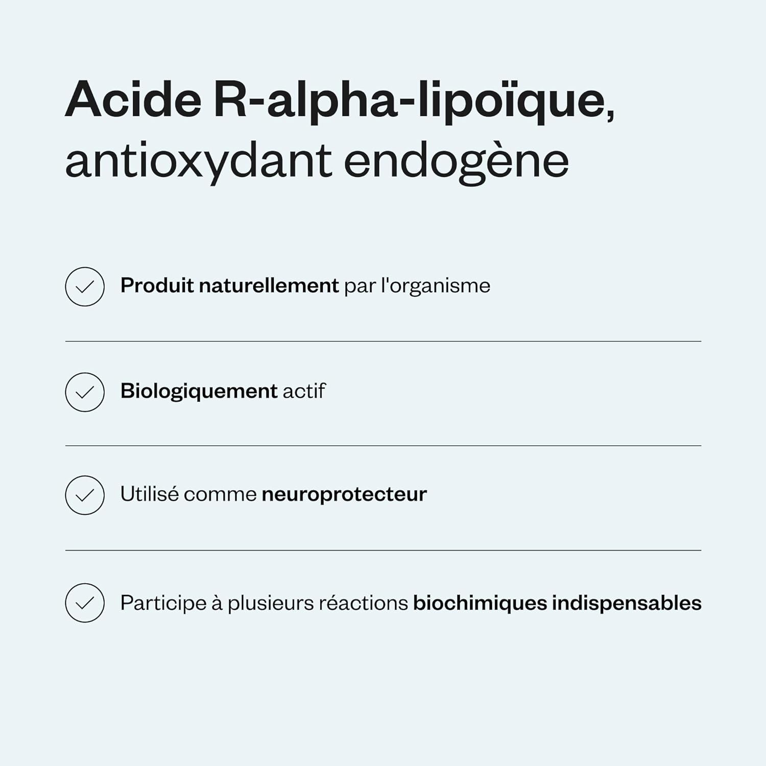 Thumbnail 3 de R-Lipoic Acid Forme R, antioxydant 100 %