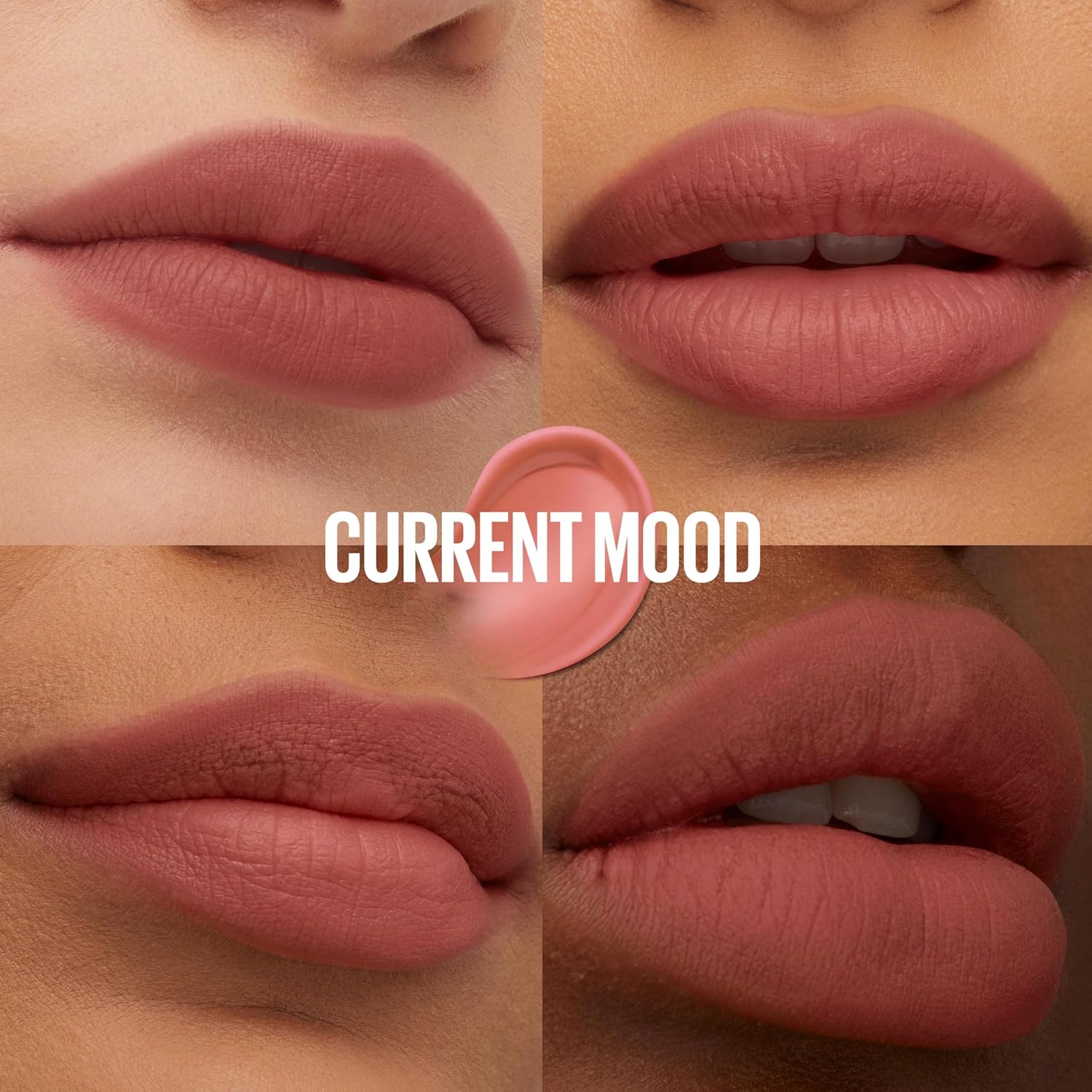 Detalle de Maybelline New York Teddy Tint: Tinta Labbra a Lunga Tenuta, Effetto Matte Vellutato - Current Mood 10 (5 ml)