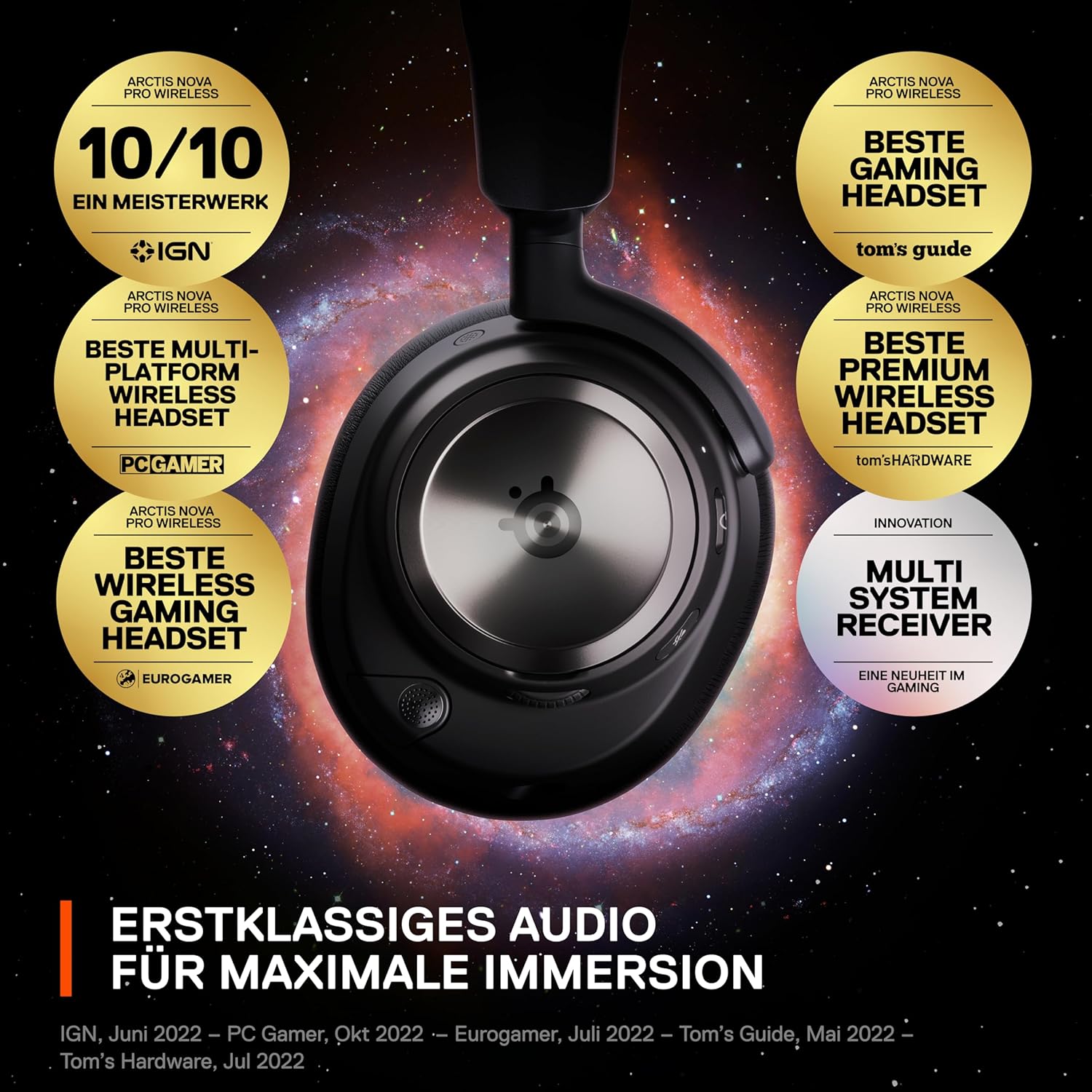 Thumbnail 1 de SteelSeries Arctis Nova Pro Wireless 360° Audio