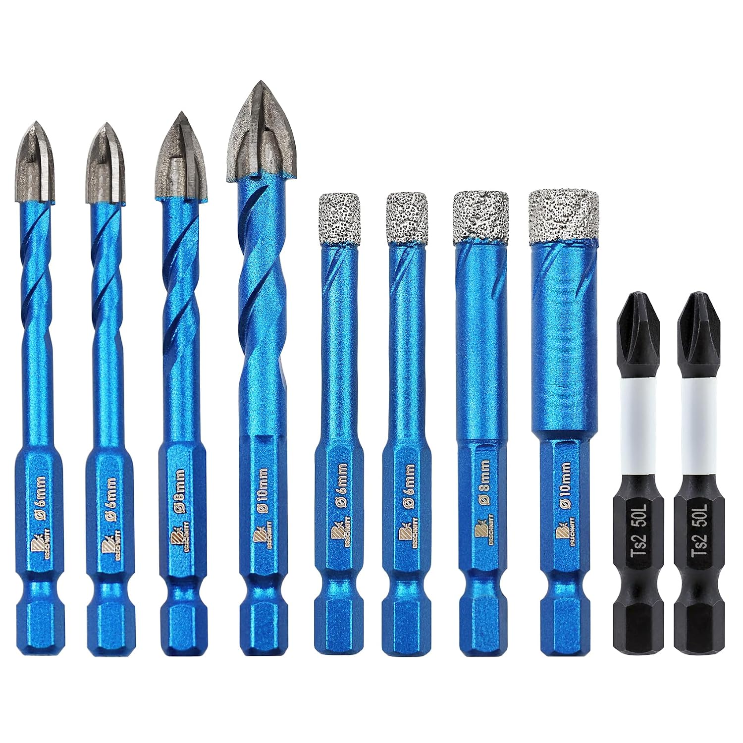 Thumbnail 6 de BRSCHNITT Diamond Drill Bit Set 10-Piece