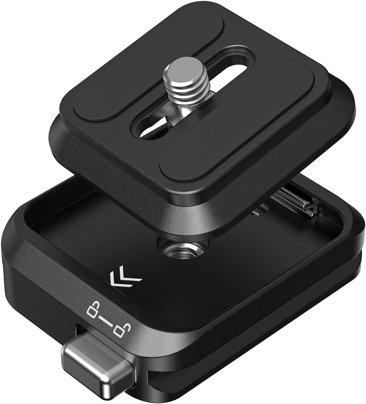 Detalle de SMALLRIG 5898 verticale Arca-Swiss-snelspankit met dubbele vergrendeling