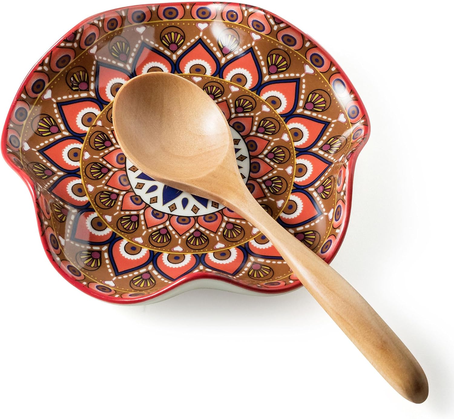 Detalle de Miamolo Ceramic Spoon Rest, 5.3-Inch