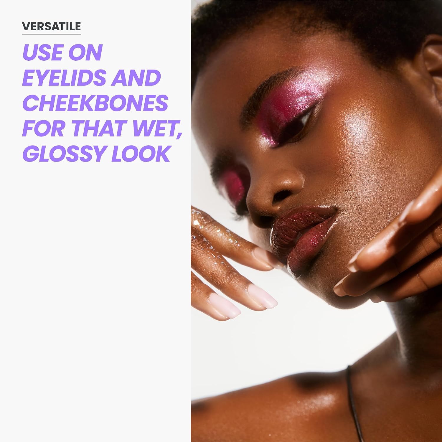 Thumbnail 5 de Wonderskin Lip Gloss Blading Top Gloss Red Glitter 3D