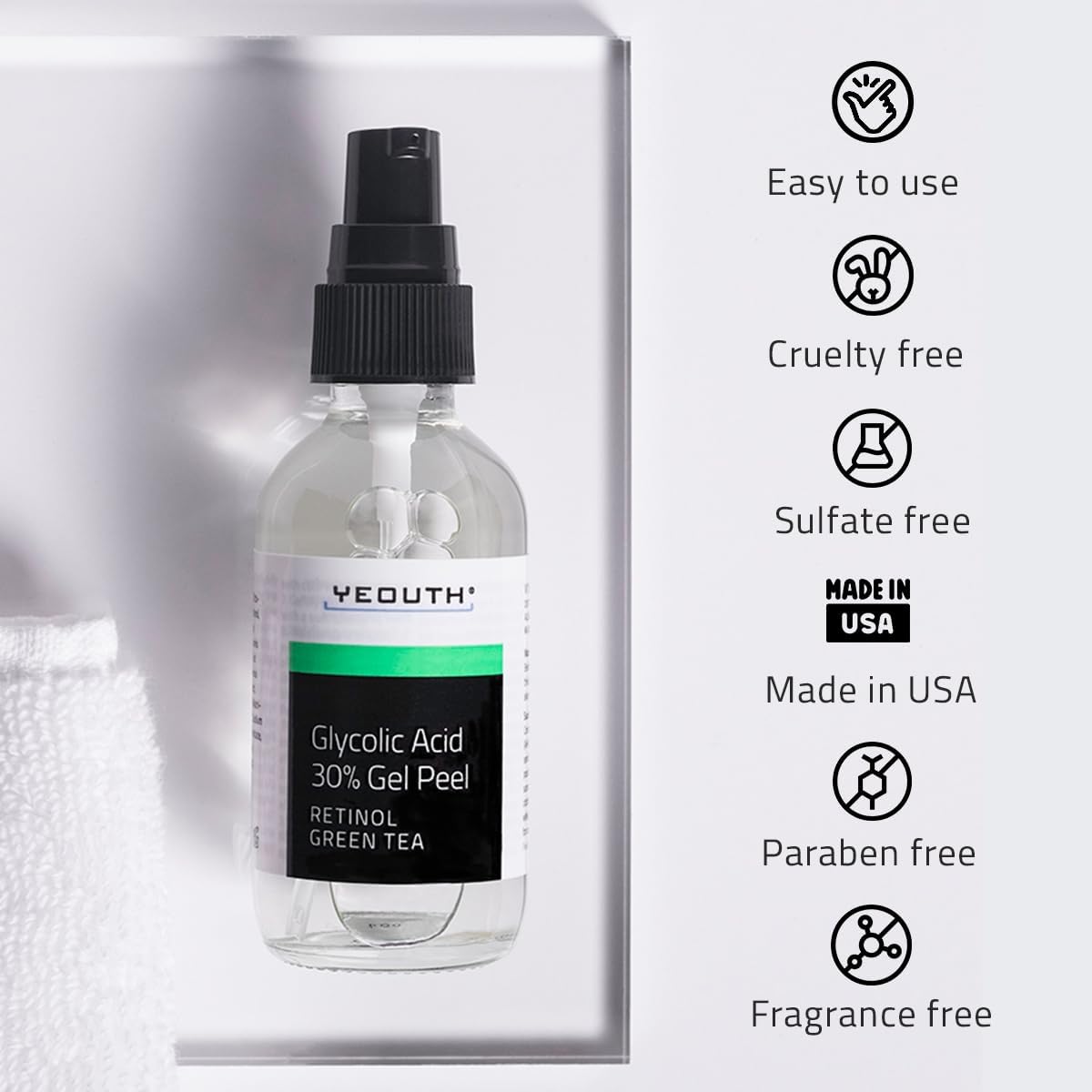 Thumbnail 6 de YEOUTH Acido Glicolico peeling viso 30%