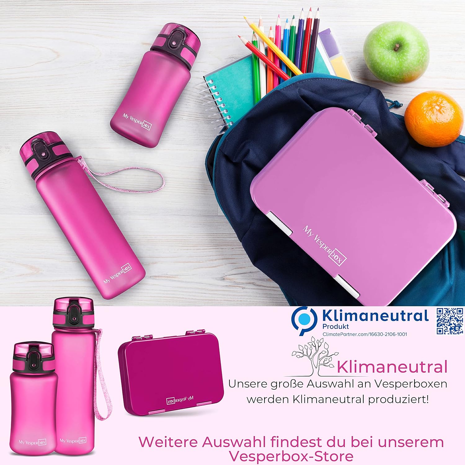 Thumbnail 4 de My Vesperbox Trinkflasche Kinder 350ML 📗