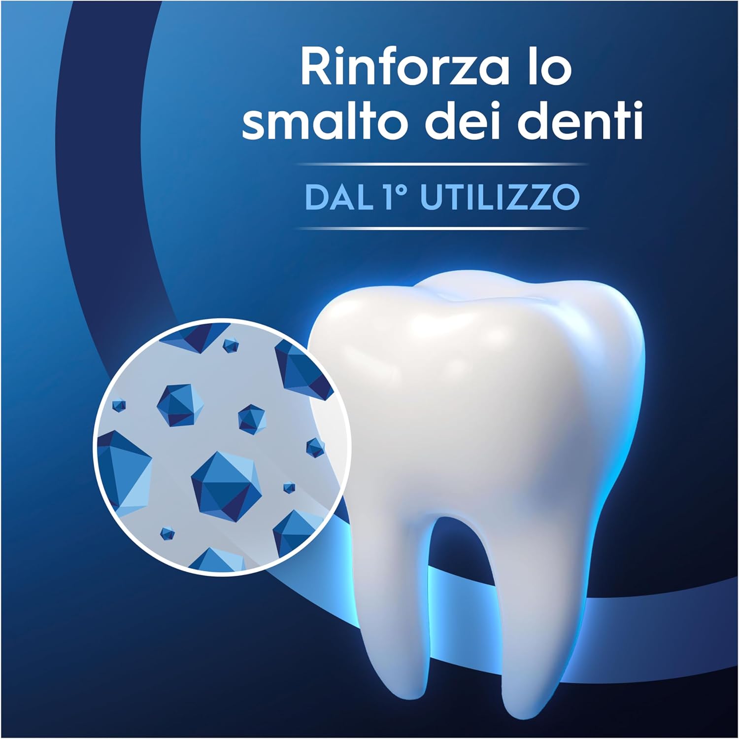 Detalle 2 de Oral-B Dentifricio Advanced Rigenera Smalto, 5x75 ml – Dentifricio allo stannoso fluoruro per protezione e rigenerazione dello smalto